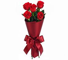 Букет 5 Красных роз Эдлесс Лав в Кимовске
