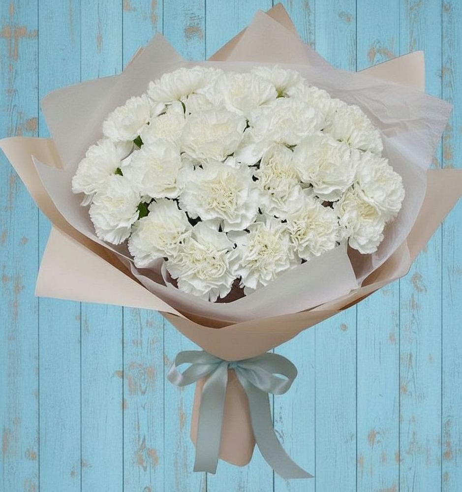 Букет цветов из: Гвоздики в Кимовске