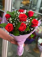 Букет цветов из:  Розы #REPLACE_PRED# Кимовске