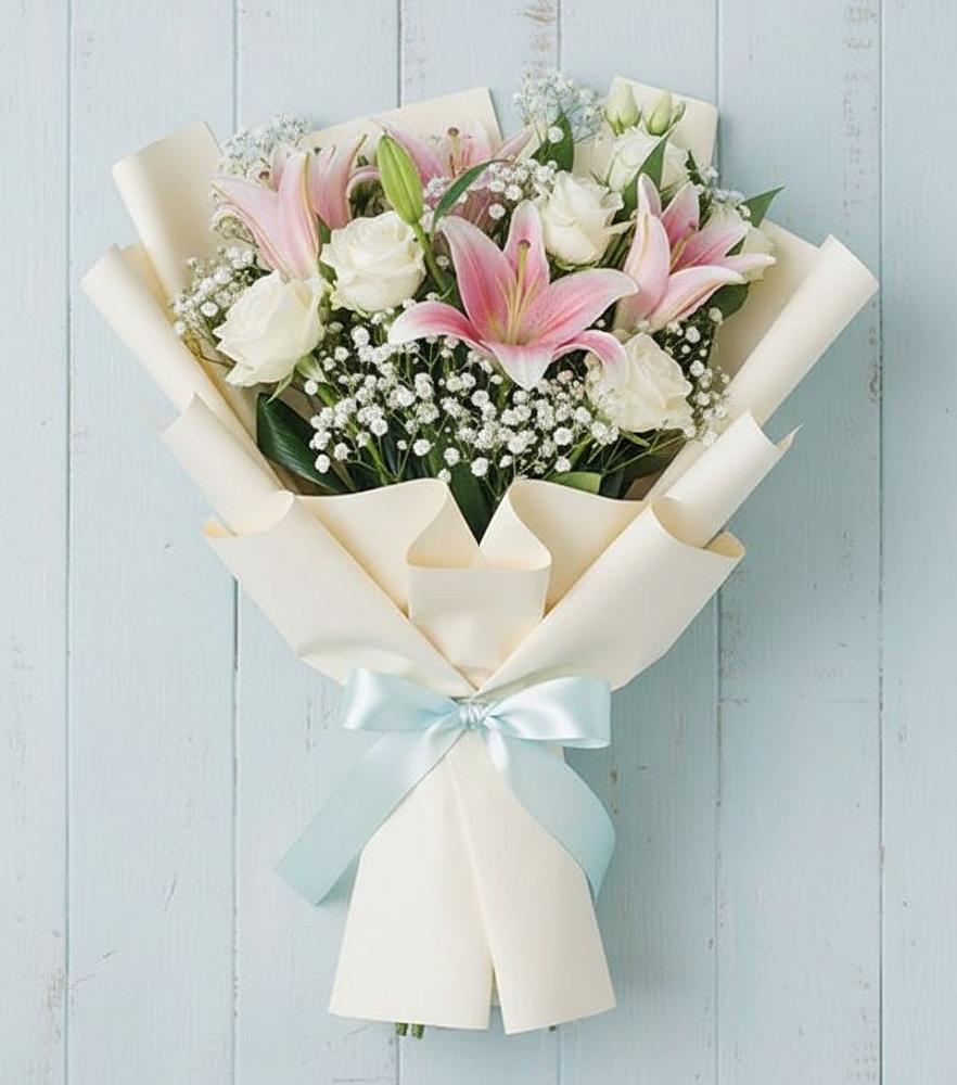 Букет цветов из: Лилии в Кимовске