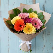 Букет цветов из:  Герберы #REPLACE_PRED# Кимовске