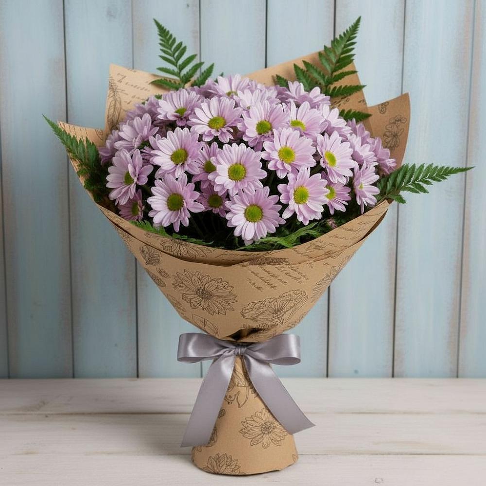 Букет цветов из: Хризантемы в Кимовске