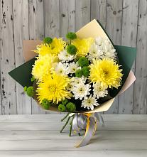 Букет цветов из:  Хризантемы #REPLACE_PRED# Кимовске