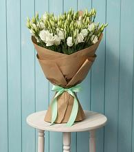 Букет цветов из:  Лизиантусы в Кимовске