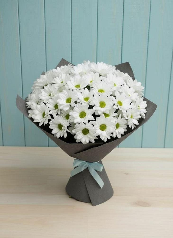 Букет цветов из: Хризантемы в Кимовске