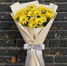 Букет цветов из:  Хризантемы #REPLACE_PRED# Кимовске