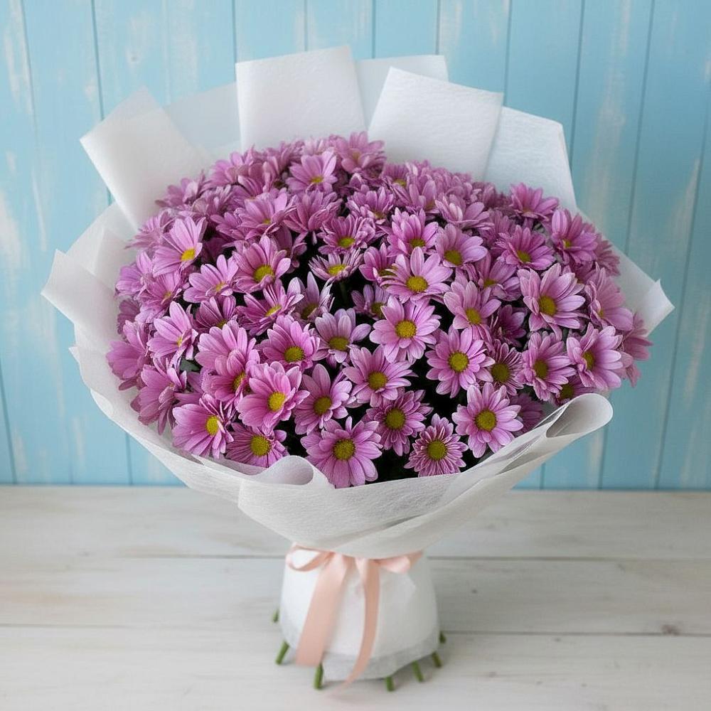 Букет цветов из: Хризантемы в Кимовске