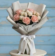 Букет цветов из:  Розы #REPLACE_PRED# Кимовске