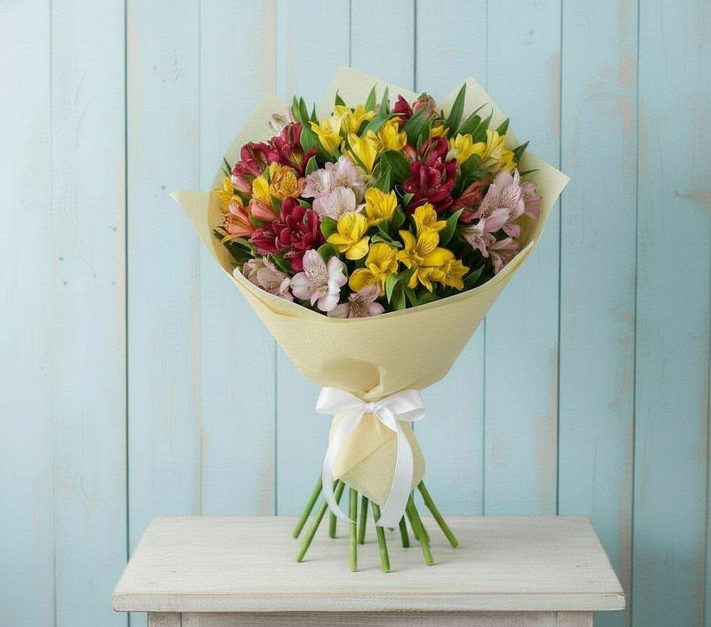 Букет цветов из: Альстромерии в Кимовске