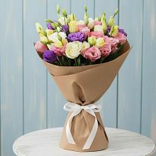 Букет цветов из:  Лизиантусы в Кимовске